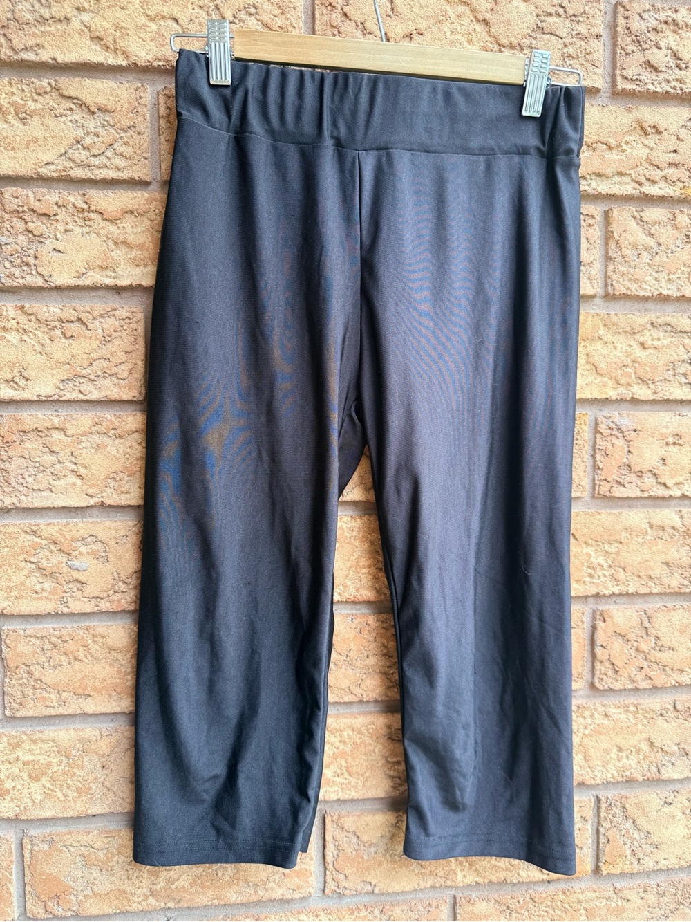 💫10/$25 • SHEIN Black Elastic Waist Crop Leggings